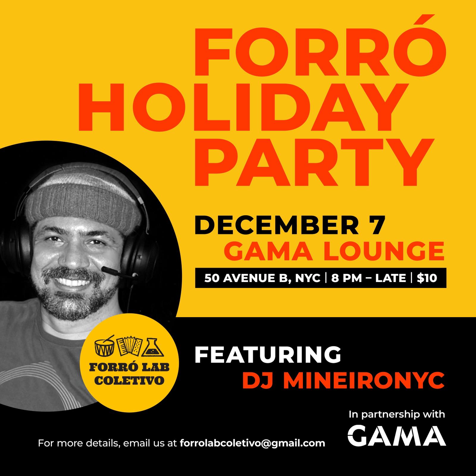 Forró Holiday Party - December 07 at 8pm